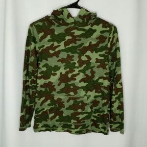 ⭐ Spotted Zebra Boys Camouflage Cotton Hoodie Tee Lightweight Lng Slve Camo  Lge